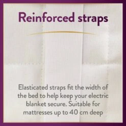 Slumberdown Perfectly Warm Luxury Electric Blanket-King Dual -Cooking and dining Shop 4746731 R Z008A