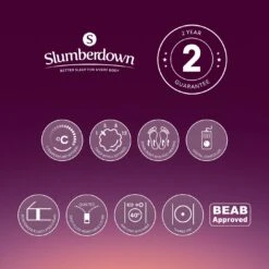 Slumberdown Perfectly Warm Luxury Electric Blanket-King Dual -Cooking and dining Shop 4746731 R Z012A