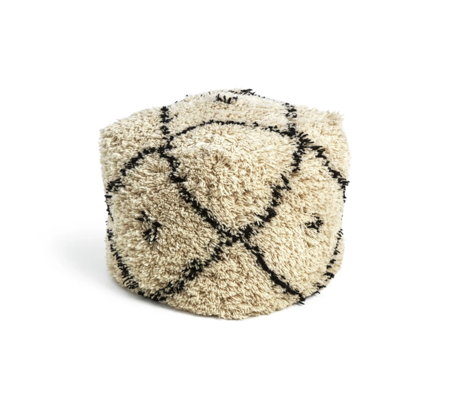 Kaikoo Gentry Wool Pouffe - White 5 Kaikoo Gentry Wool Pouffe - White - Image 5