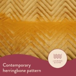 Dreamland Deluxe Velvet Mustard Heated Throw - Large -Cooking and dining Shop 4844994 R Z005A