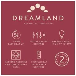 Dreamland Deluxe Velvet Mustard Heated Throw - Large -Cooking and dining Shop 4844994 R Z007A