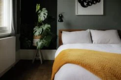 Dreamland Deluxe Velvet Mustard Heated Throw - Large -Cooking and dining Shop 4844994 R Z011A