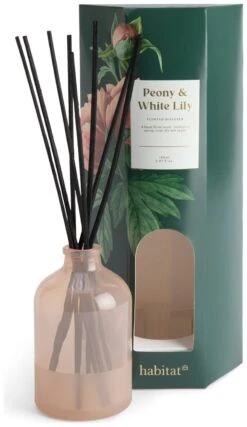 Habitat 150ml Scented Diffuser - Peony & White Lily -Cooking and dining Shop 4845096 R Z002A