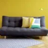 Habitat Kota 3 Seater Fabric Clic Clac Sofa Bed - Charcoal