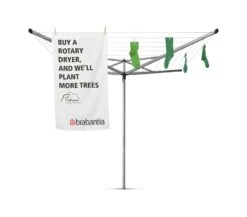 Brabantia 40m Washing Line With Ground Tube -Cooking and dining Shop 5154652 R Z006A