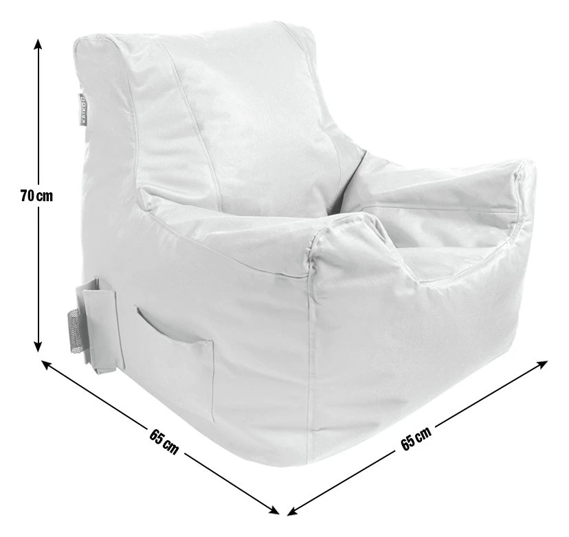 Kaikoo Large Blue Teenager Bean Bag Chair 6 Kaikoo Large Blue Teenager Bean Bag Chair - Image 6