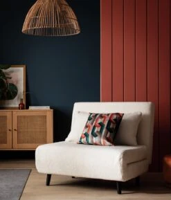 Habitat Roma Single Boucle Chairbed - Cream 17 Habitat Roma Single Boucle Chairbed - Cream -Cooking and dining Shop 5644760 R Z004C