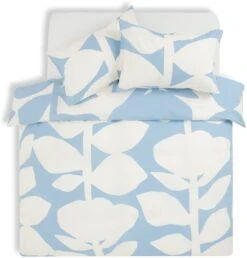 Habitat 180TC Abstract Floral Blue Bedding Set - Single -Cooking and dining Shop 5792760 R Z002A