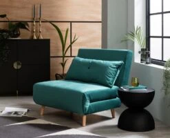 Habitat Roma Single Velvet Chairbed - Teal 18 Habitat Roma Single Velvet Chairbed - Teal -Cooking and dining Shop 5828108 R Z002C