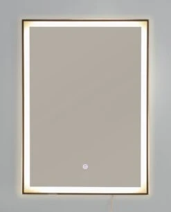 Habitat Rectangle Backlight LED Mirror - Black -Cooking and dining Shop 6025601 R Z002A