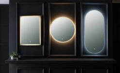 Habitat Rectangle Backlight LED Mirror - Black -Cooking and dining Shop 6025601 R Z003C