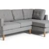Habitat Joshua Fabric Corner Chaise Sofa - Light Grey