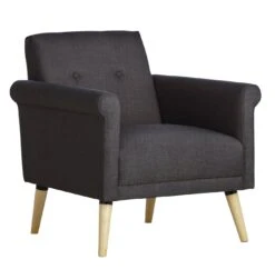 Habitat Evie Armchair In A Box - Charcoal -Cooking and dining Shop 6214560 R Z004A