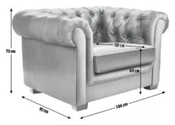 Habitat Chesterfield Leather Armchair - Black -Cooking and dining Shop 6250988 R Z020A