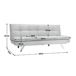 Habitat Nolan Fabric Clic Clac Sofa Bed - Natural -Cooking and dining Shop 7219959 R Z020A