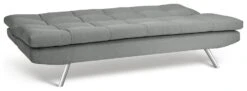 Habitat Nolan Fabric Clic Clac Sofa Bed - Light Grey -Cooking and dining Shop 7233227 R Z003A