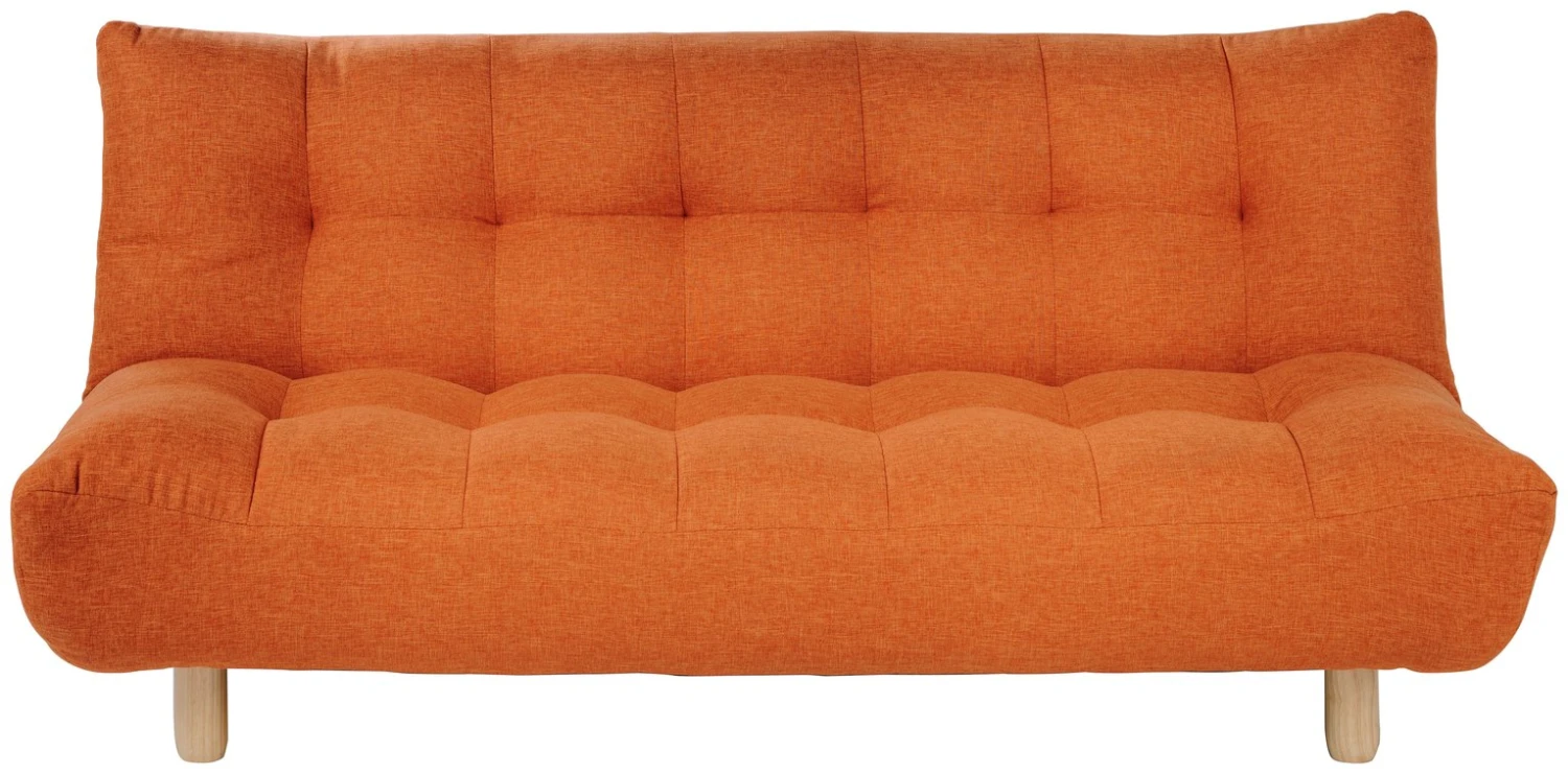 Habitat Kota 3 Seater Fabric Clic Clac Sofa Bed - Orange 3 Habitat Kota 3 Seater Fabric Clic Clac Sofa Bed - Orange - Image 3