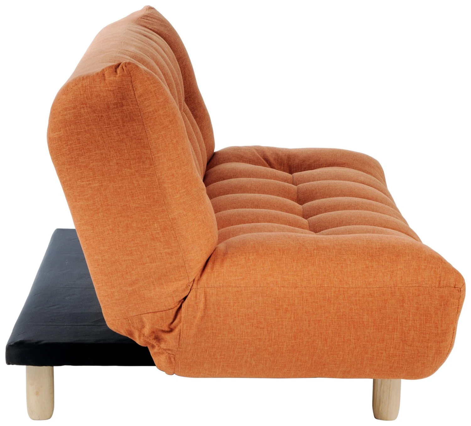 Habitat Kota 3 Seater Fabric Clic Clac Sofa Bed - Orange 4 Habitat Kota 3 Seater Fabric Clic Clac Sofa Bed - Orange - Image 4