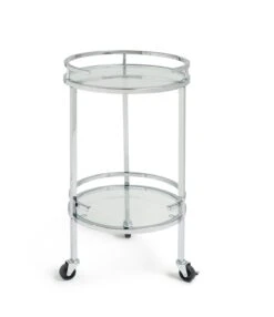 Habitat Chrome And Glass Drinks Trolley -Cooking and dining Shop 7312966 R Z002A