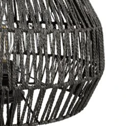 Habitat Global Rope Tripod Floor Lamp - Black -Cooking and dining Shop 7485068 R Z003A