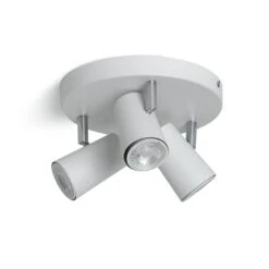 Habitat 3 Light Spotlight Plate - Matt White -Cooking and dining Shop 7653326 R Z002A
