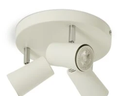 Habitat 3 Light Spotlight Plate - Matt White -Cooking and dining Shop 7653326 R Z004A