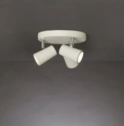 Habitat 3 Light Spotlight Plate - Matt White -Cooking and dining Shop 7653326 R Z005A