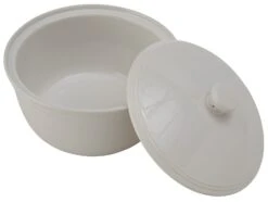 Habitat Stoneware 2.5 Litre Casserole Dish - White -Cooking and dining Shop 7666492 R Z003A