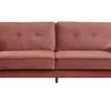 Habitat Vienna Velvet 3 Seater Sofa - Rose