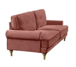 Habitat Vienna Velvet 3 Seater Sofa - Rose -Cooking and dining Shop 7896664 R Z004A