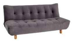 Habitat Kota 3 Seater Velvet Clic Clac Sofa Bed - Grey -Cooking and dining Shop 7917282 R Z002A