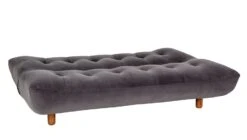Habitat Kota 3 Seater Velvet Clic Clac Sofa Bed - Grey -Cooking and dining Shop 7917282 R Z005A