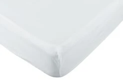Best Seller 3 Habitat Pure Cotton 200TC White Fitted Sheet - Single