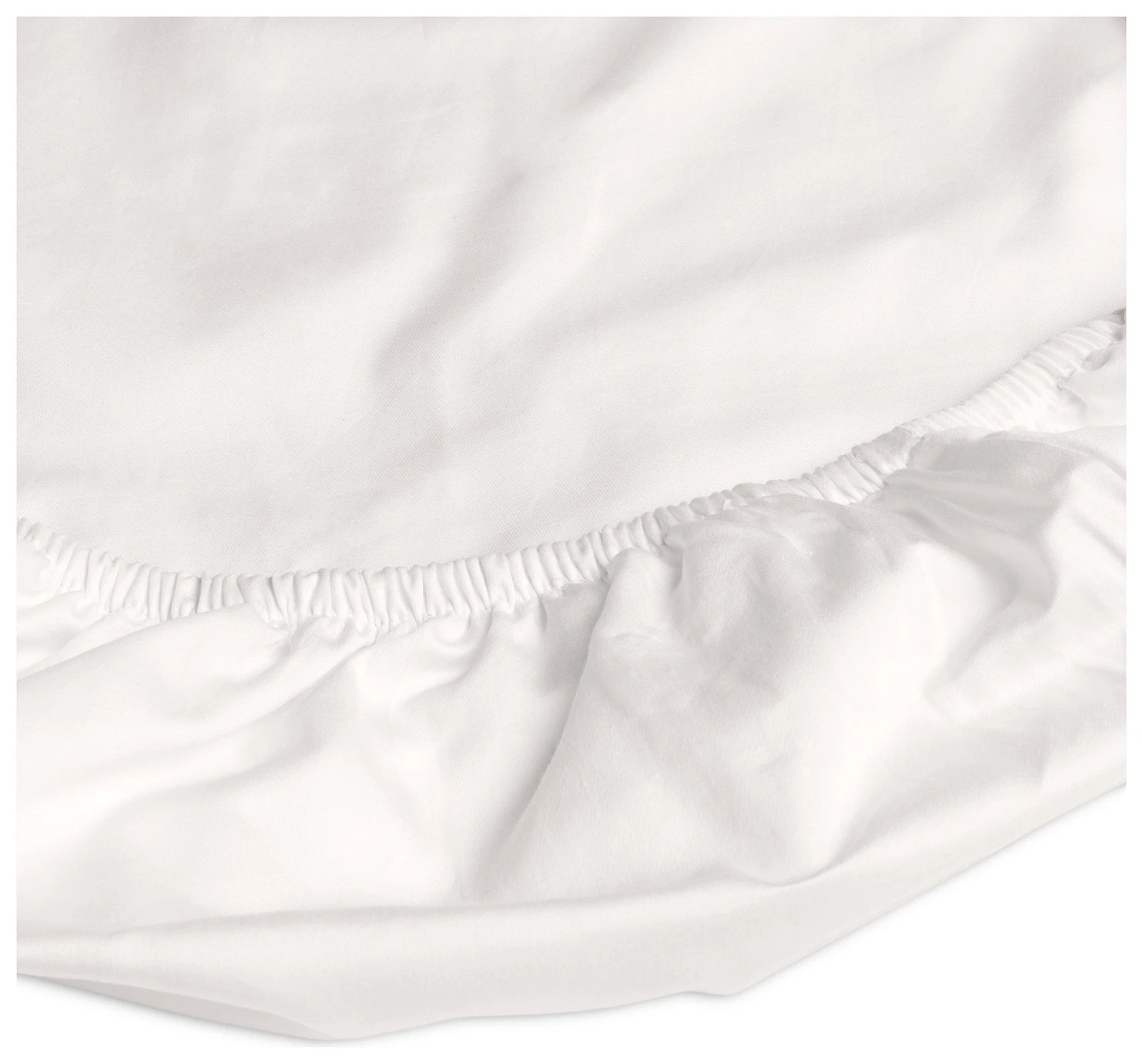Habitat Egyptian Cotton 400TC Cream Fitted Sheet - Single 2 Habitat Egyptian Cotton 400TC Cream Fitted Sheet - Single - Image 2