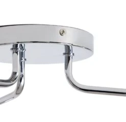 Habitat Rayner Steel 3 Light LED Flush Ceiling Light -Chrome -Cooking and dining Shop 8113621 R Z003A