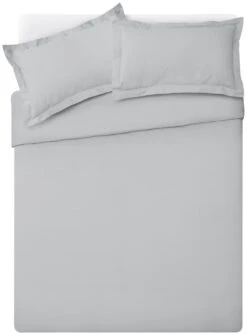 Habitat Egyptian Cotton 400TC Grey Bedding Set - Single 10 Habitat Egyptian Cotton 400TC Grey Bedding Set - Single -Cooking and dining Shop 8268806 R Z002A