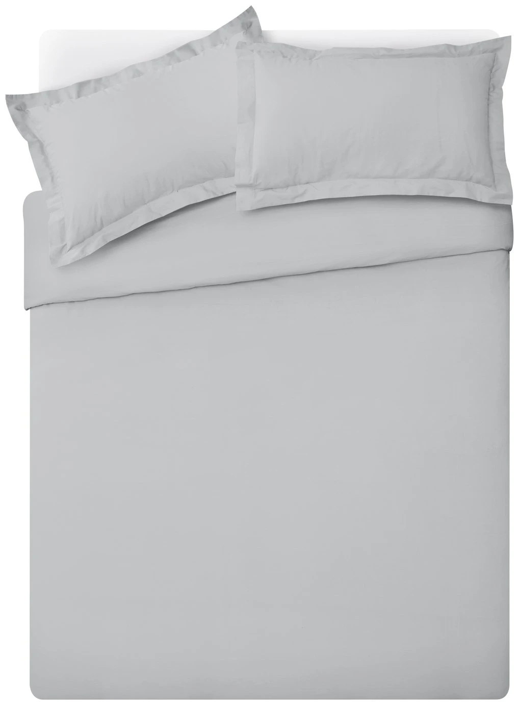 Habitat Egyptian Cotton 400TC Grey Bedding Set - Single 4 Habitat Egyptian Cotton 400TC Grey Bedding Set - Single - Image 4