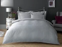 Habitat Egyptian Cotton 400TC Grey Bedding Set - Single 13 Habitat Egyptian Cotton 400TC Grey Bedding Set - Single -Cooking and dining Shop 8268806 R Z005A