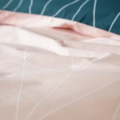 Habitat Geo Teal & Blush Reversible Bedding Set - Single -Cooking and dining Shop 8299947 R Z005A