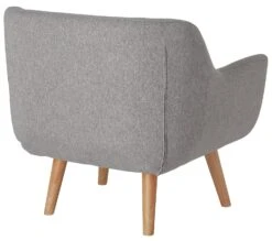 Habitat Nellie Fabric Accent Chair - Grey -Cooking and dining Shop 8346278 R Z003A