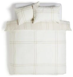 Habitat Check Neutral Bedding Set - Single -Cooking and dining Shop 8348829 R Z004A