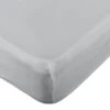 Habitat Pure Cotton 200TC Grey Fitted Sheet - Single
