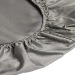 Habitat Egyptian Cotton 400TC Grey Fitted Sheet - Single -Cooking and dining Shop 8366928 R Z002A