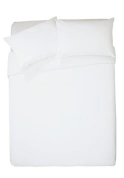 Habitat Pure Cotton 200TC White Bedding Set - Double