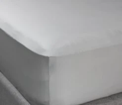 Habitat Egyptian Cotton 400TC Plain Grey Fitted Sheet-Single -Cooking and dining Shop 8377735 R Z009C