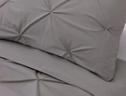 Habitat Hadley Pintuck Grey Bedding Set - Double -Cooking and dining Shop 8477611 R Z003A