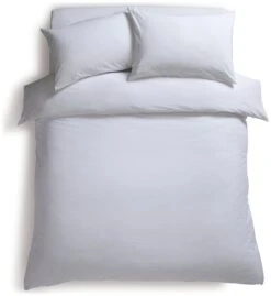 Habitat Stonewashed Cotton Plain White Bedding Set - Single 7 Habitat Stonewashed Cotton Plain White Bedding Set - Single -Cooking and dining Shop 8761781 R Z002A