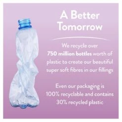 Slumberdown Full And Bouncy 10.5 Tog Duvet - Single -Cooking and dining Shop 8800927 R Z009A