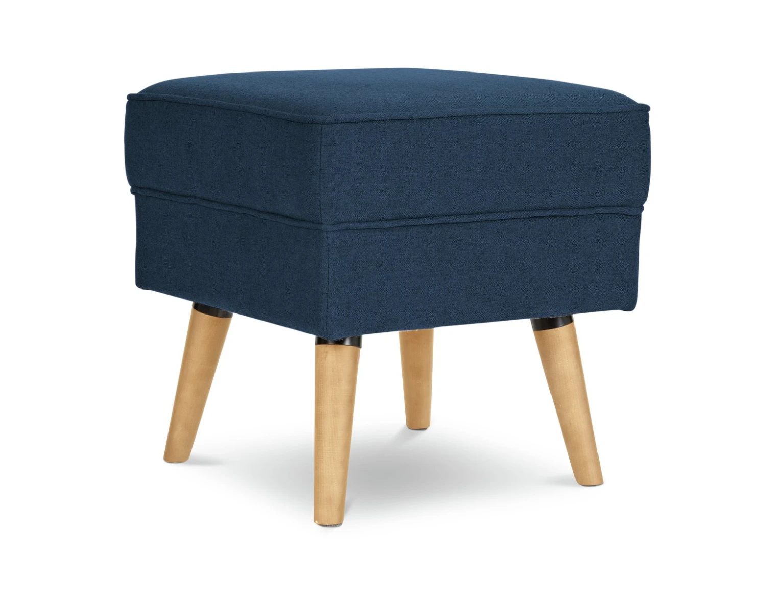 Habitat Callie Velvet Footstool - Petrol Blue 3 Habitat Callie Velvet Footstool - Petrol Blue - Image 3