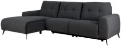 Habitat Ghost Left Hand Power Recliner Corner Sofa -Charcoal